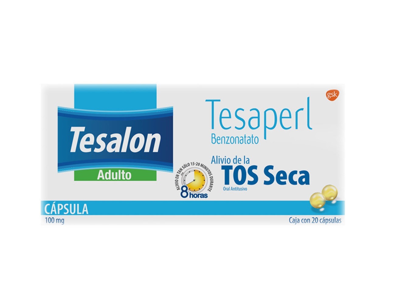 TESALON 100MG C/20 PERLAS Distribuidora Puebla Comercial